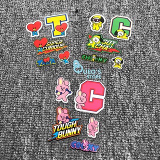 Sticker hình dán 3D Customized BTS