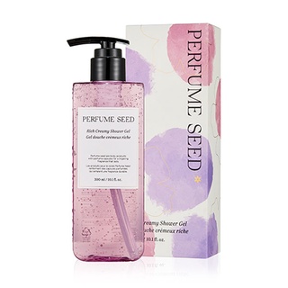 Sữa tắm dưỡng ẩm tốt trắng da thơm hương nước hoa lưu hương lâu The Face Shop Perfume Seed Rich Creamy Shower Gel 300ml