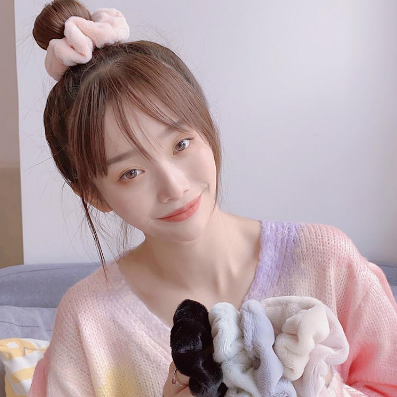 Dây Buộc Tóc Co Giãn Phong Cách Hàn Quốc Dành Cho Nữ