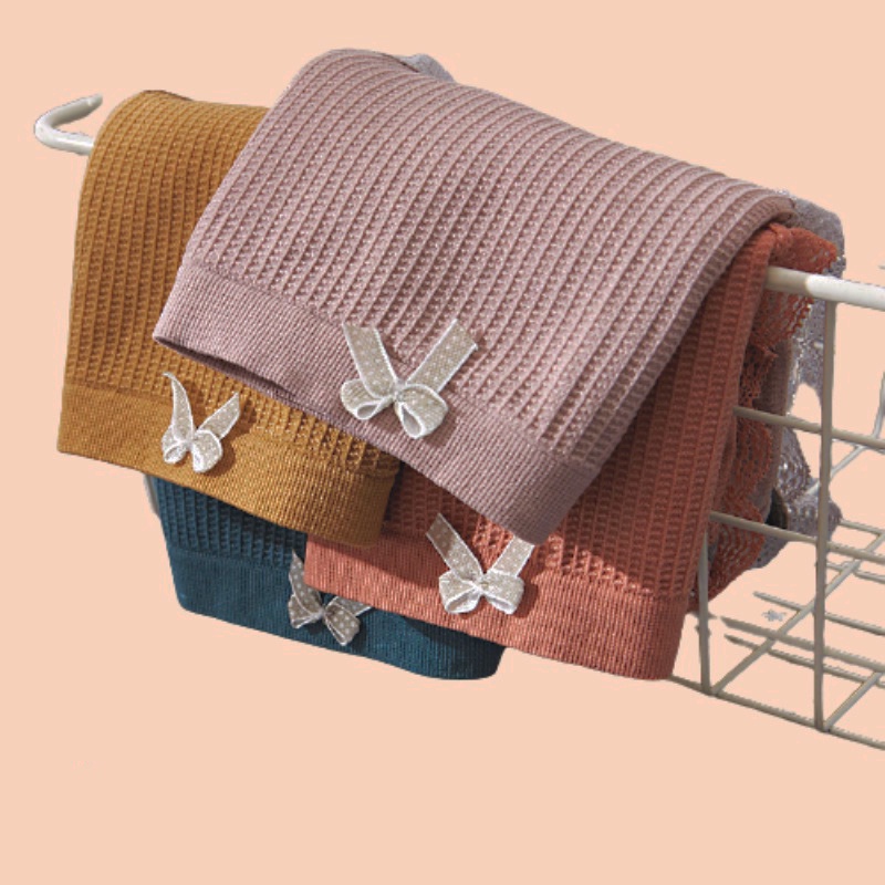 Quần Lót Nữ UNDERCOOL Cotton Viền Ren Phối Nơ Thoáng Mát, Co Giãn Không Hằn