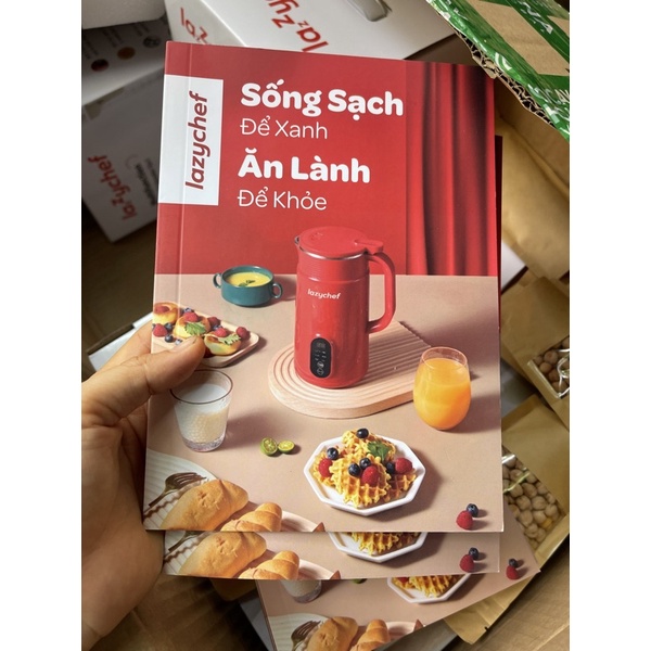 Máy Xay Sinh Tố Đa Năng Lazychef 5in1- Làm Smoothie, Soup Bột Mịn, Sữa Ngô, Bình Đun Nước Công Nghệ Đức