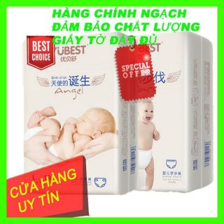 Tã /bỉm yubest angel/ yubest gold/yubest natural quần / dán size s90 m84 l78 xl72 xxl66