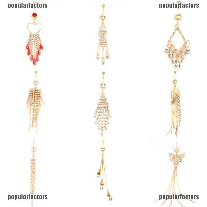 Khuyên Rốn Đính Đá Lấp Lánh