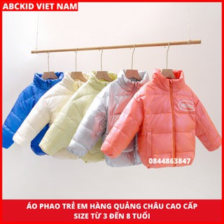Áo Phao Trẻ Em - Áo Khoác Mùa Đông Lót Bông Chất Dày Cho Bé Trai Và Bé Gái Hàng Quảng Châu Mẫu Mới 2020