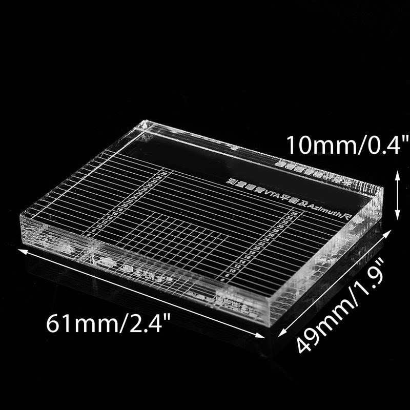 Thước cân chỉnh đầu kim cartridge  mâm than phono vinyl độ chính xác cao dễ sử dụng