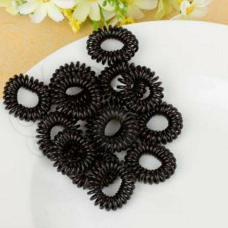 Sỉ 50 Lò xo cột tóc đen