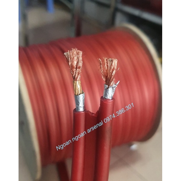 Dây loa 2* 4mm dẹt, tròn lõi bạc+ đồng cao cấp nhập khẩu FSK