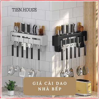 Giá cài dao, giá treo đồ nhà bếp không gỉ gắn tường đa năng TIEN.HOUSE, giá L2