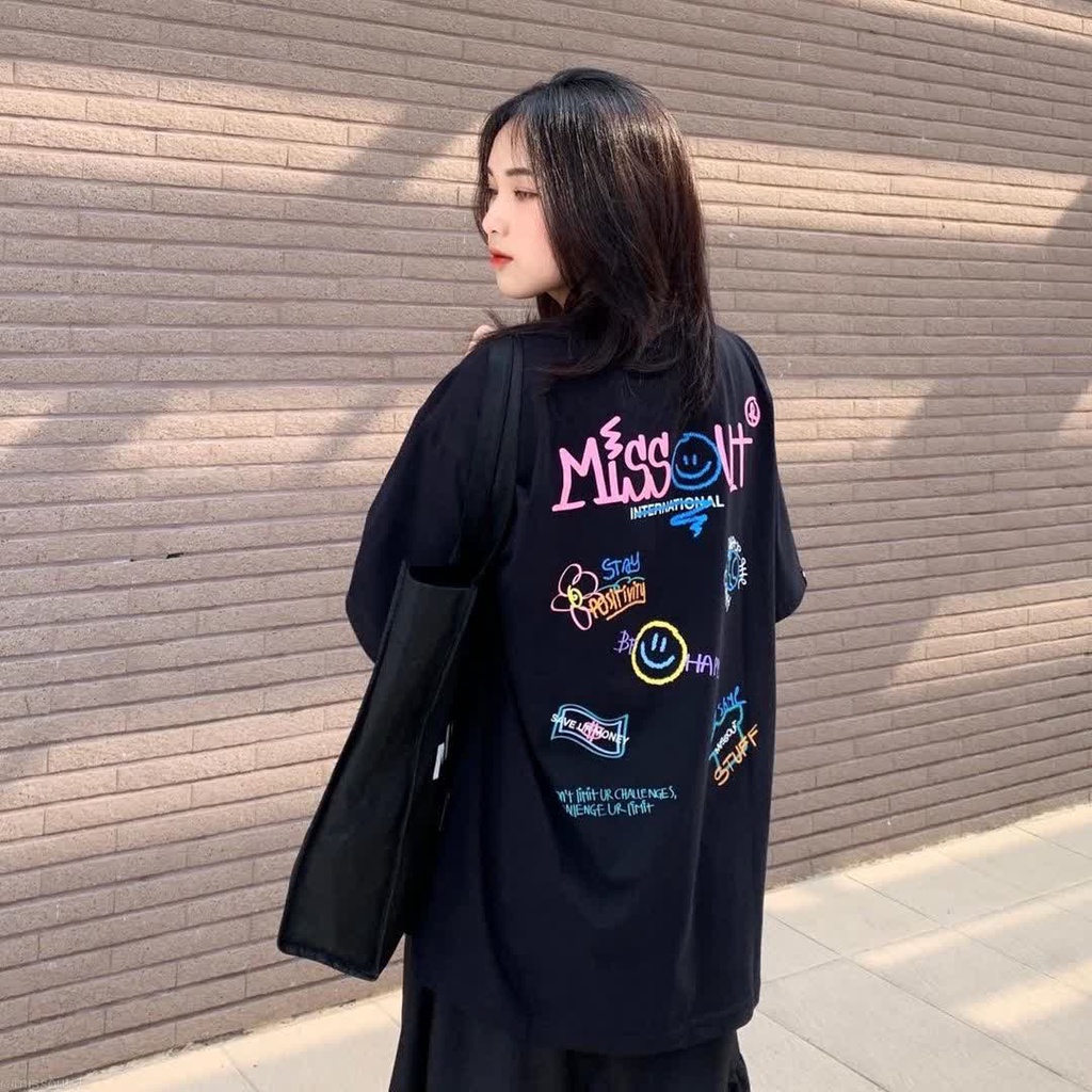 Áo thun Missout Tee Local Brand Ulzzang Unisex nam nữ, tay lỡ, form rộng, vải Cotton cao cấp, thoáng mát