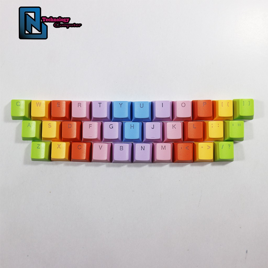 Keycap Lẻ Xuyên Led Mix Sẵn Phần Hàng Chữ Kiểu OEM Dành Cho Bàn Phím Cơ