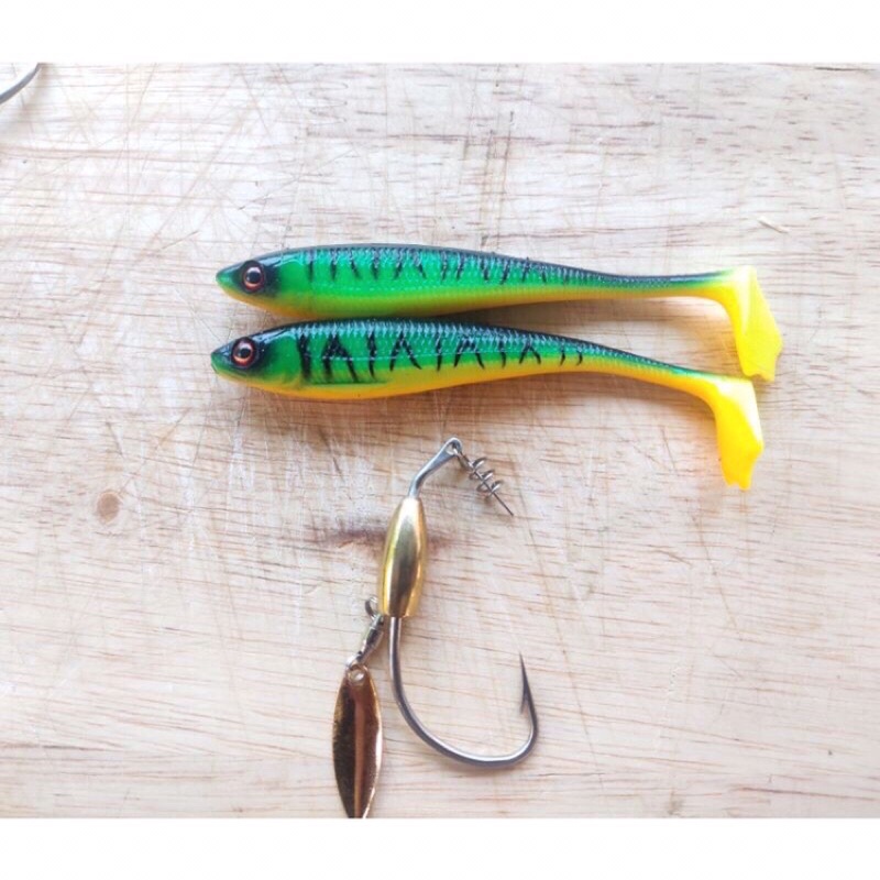 Combo mồi mềm NFF chính hãng kèm lưỡi ar15  hoàn hảo