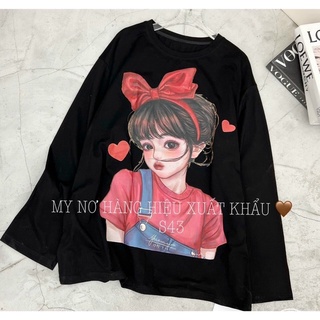 Áo pull cô gái dài tay dáng rộng hottrend