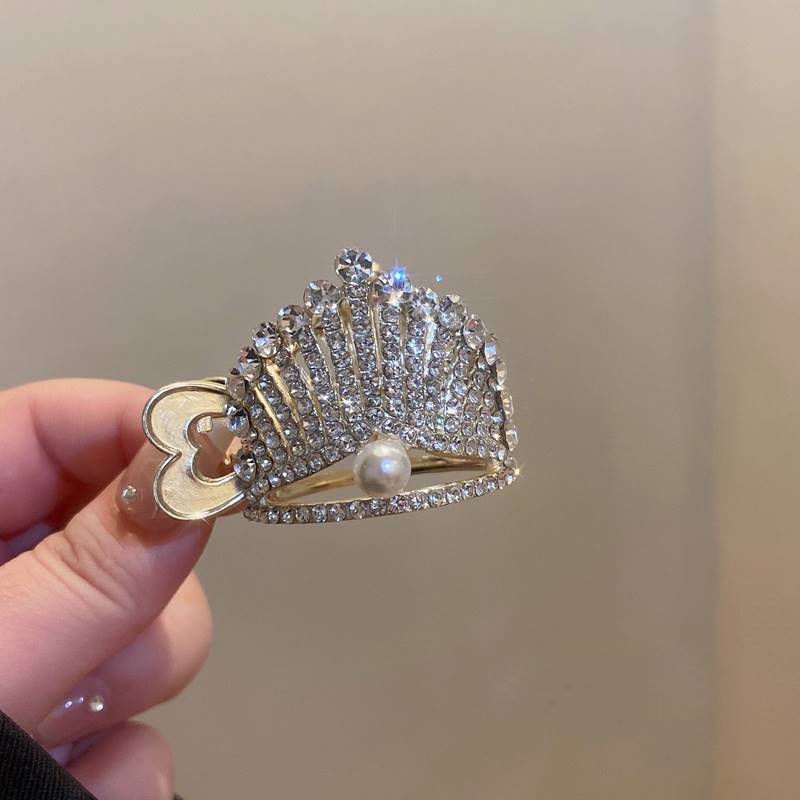 Kẹp TóC HìNh Vương MiệN BằNg Kim LoạI ThờI Trang Cho Nữ