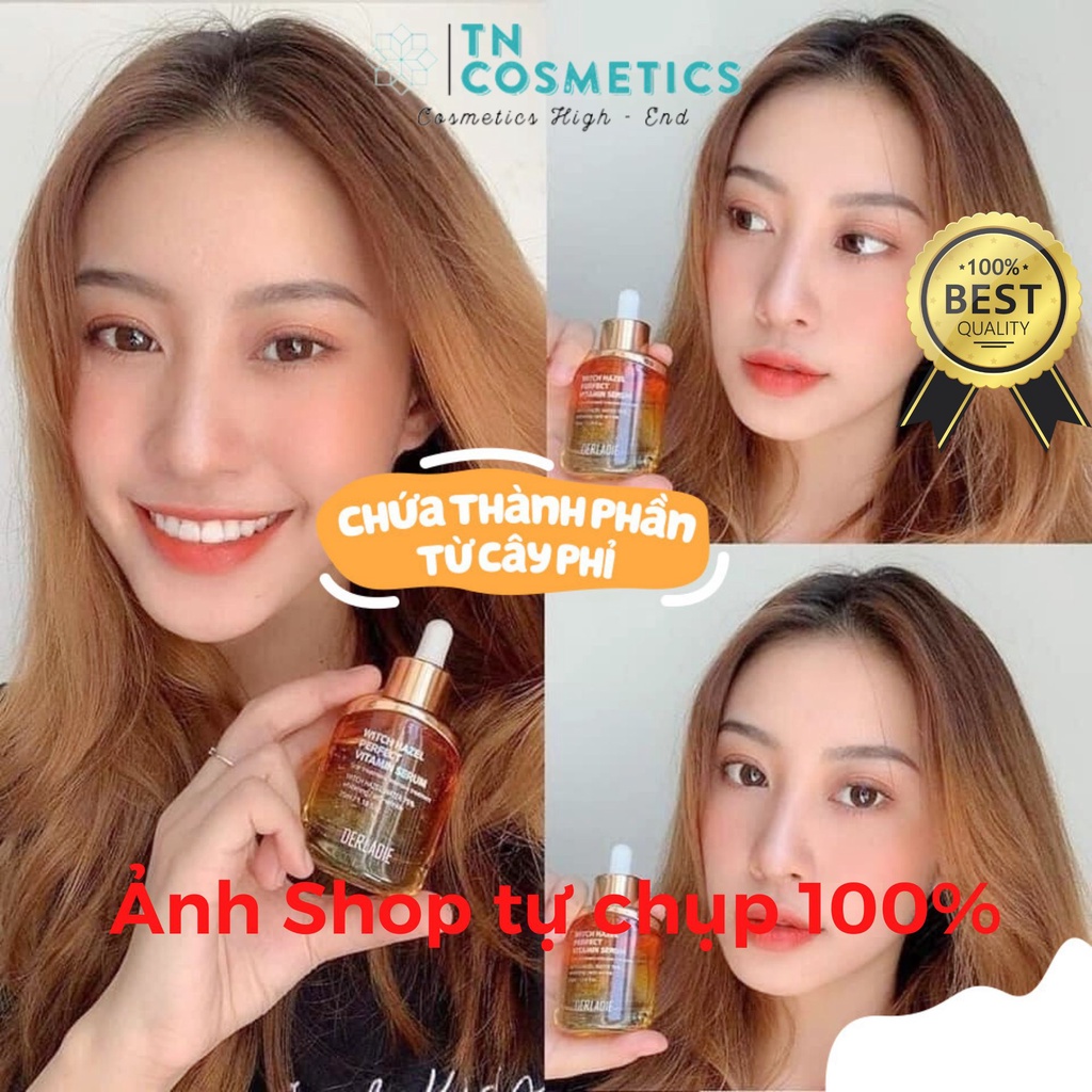 Tinh Chất Cho Da Mụn Chiết Xuất Cây Phỉ Derladie Witch Hazel Perfect Vitamin Serum Mẫu Mới 35ml SR1422