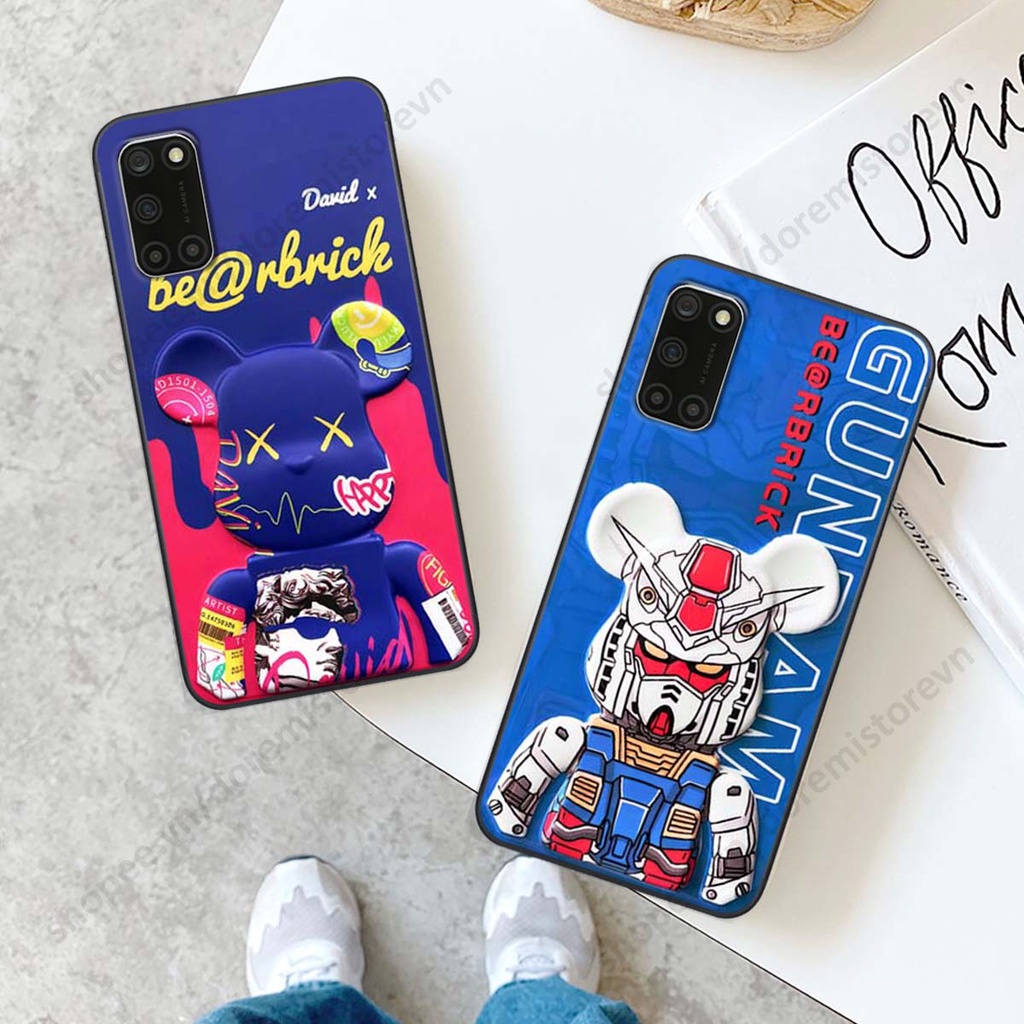 Ốp lưng Oppo A52 / A92 bearbrick, siêu nhân cực ngầu, phong cách đẹp mắt