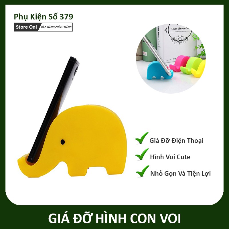 Giá Đỡ Điện Thoại Hình Chú Voi Cute | BigBuy360 - bigbuy360.vn