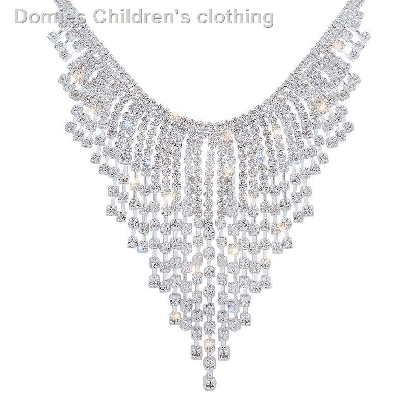 Còn hàng Vòng cổ choker ngắn đính đá kim cương tua rua nhẹ sang trọng hợp thời trang quyến rũ cho nữ