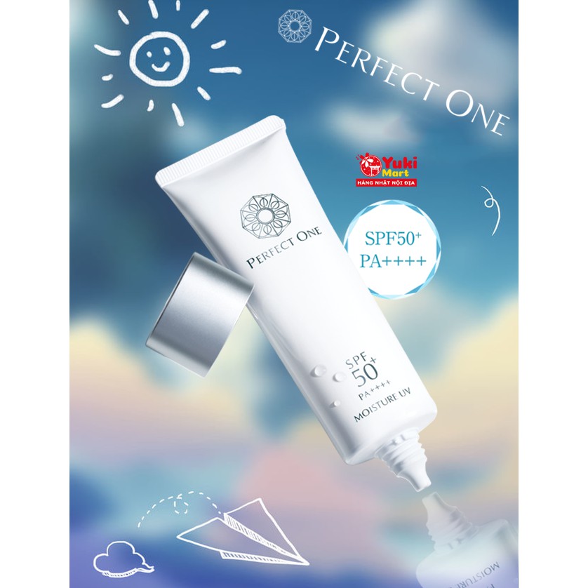 Kem chống nắng dưỡng da SPF50+ PA++++ kết hợp làm sáng da PERFECT ONE SP Moisture UV 50G