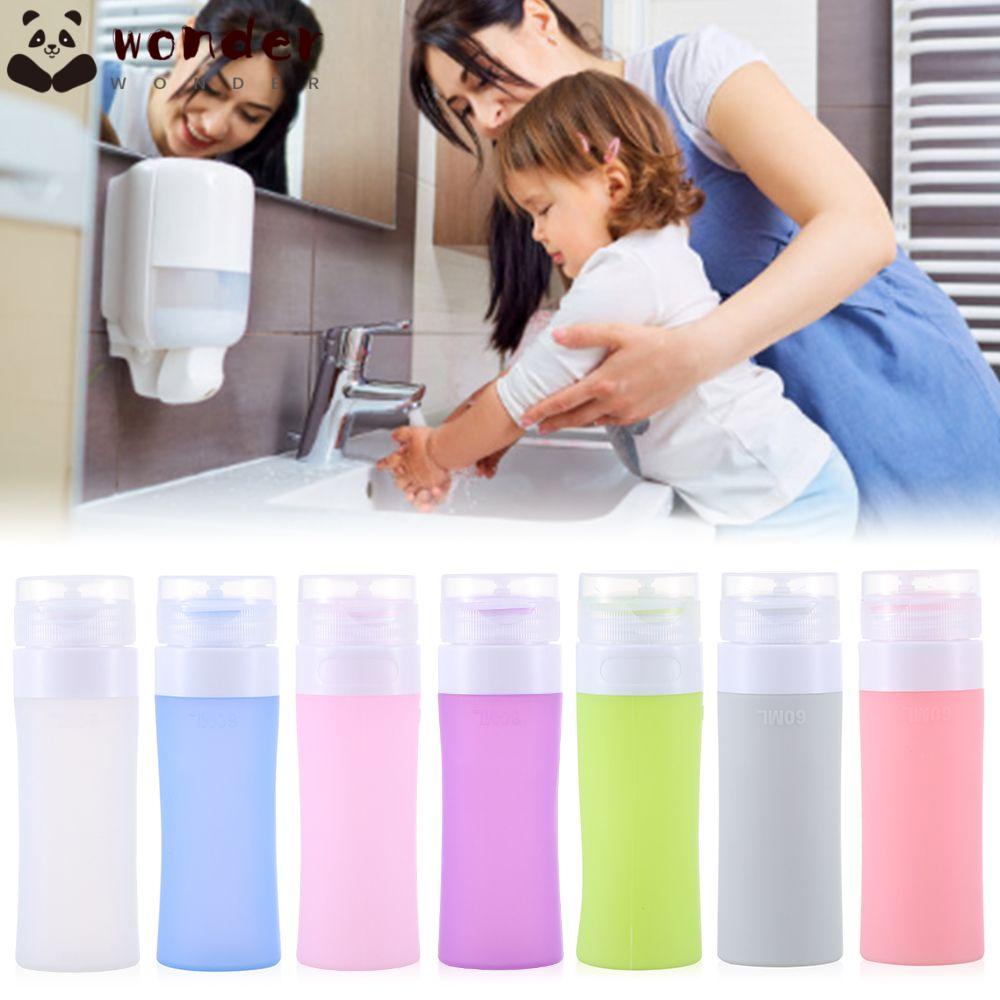 (Hàng Mới Về) Chai Rỗng 60ml Bằng Silicon Dùng Để Đựng Dầu Gội Khi Đi Du Lịch