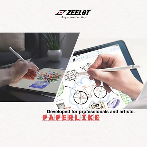 Dán màn hình Zeelot Paper Like Screen Protector iP 12.9 inch 2018-2020 - Hàng chính hãng