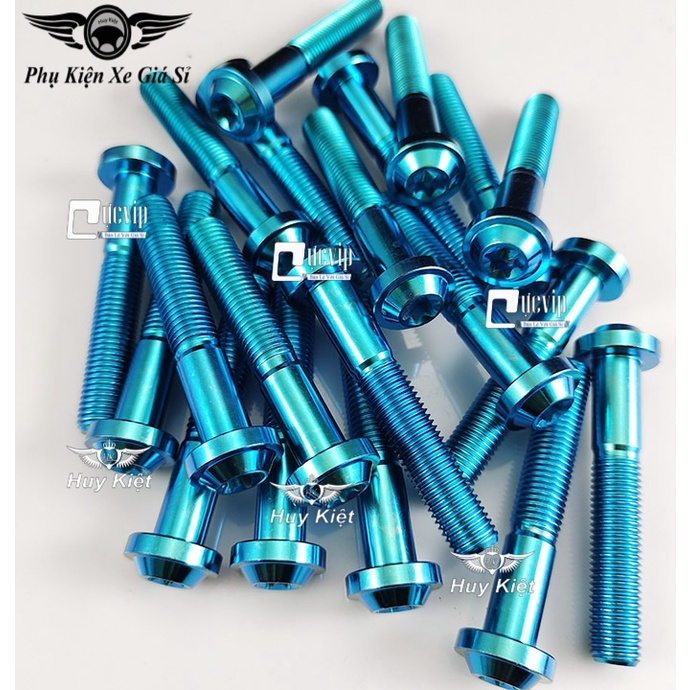 Ốc Titan GR5 10Li6 Gắn Pat Treo Pô Các Dòng Xe Tay Ga Vario, AirBlade, Vision, SH, SH Mode, PCX, Lead, NVX, Click MS5042