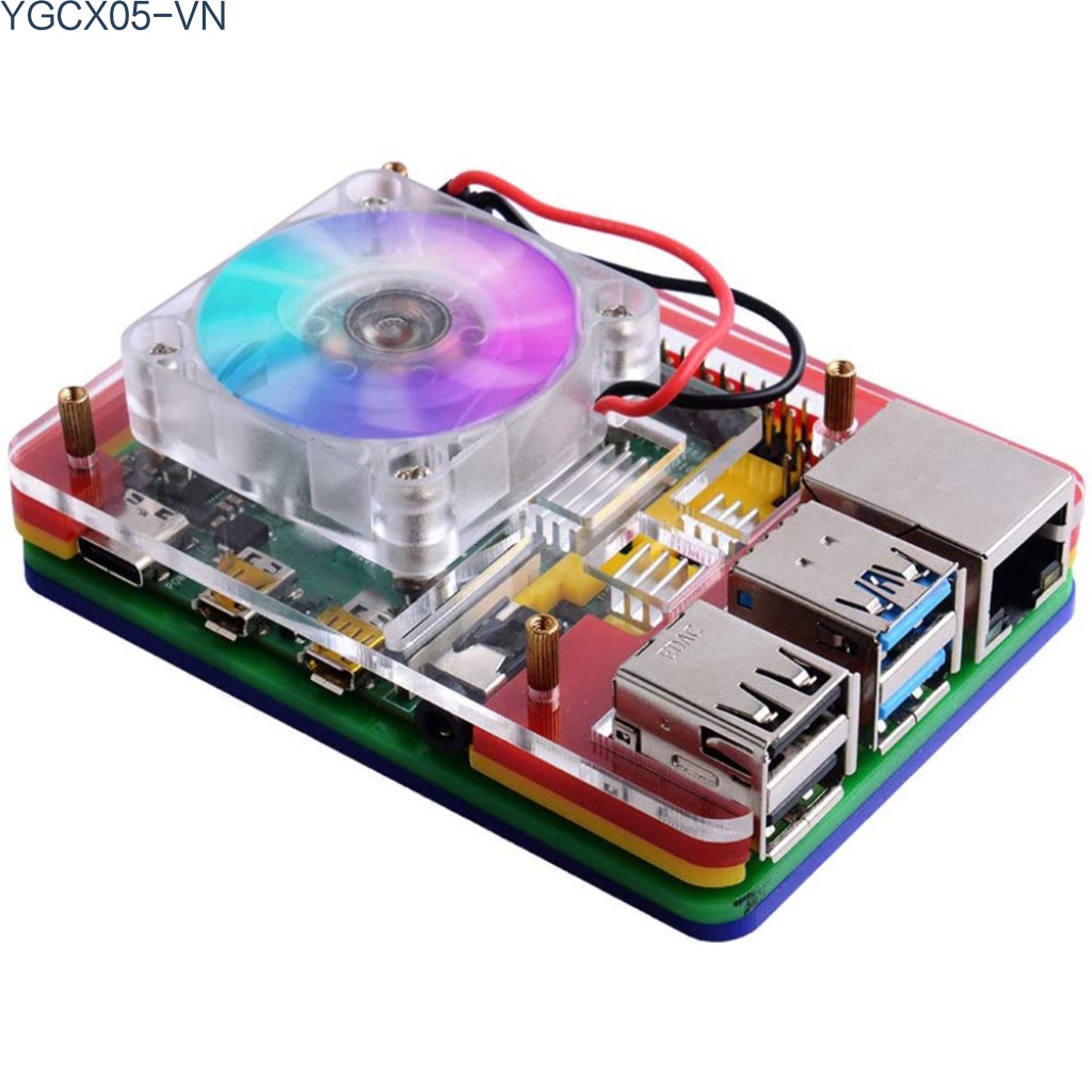 Quạt Tản Nhiệt Cpu Không Chổi Than Dc 5v Cho Raspberry Pi 4 Model B | BigBuy360 - bigbuy360.vn