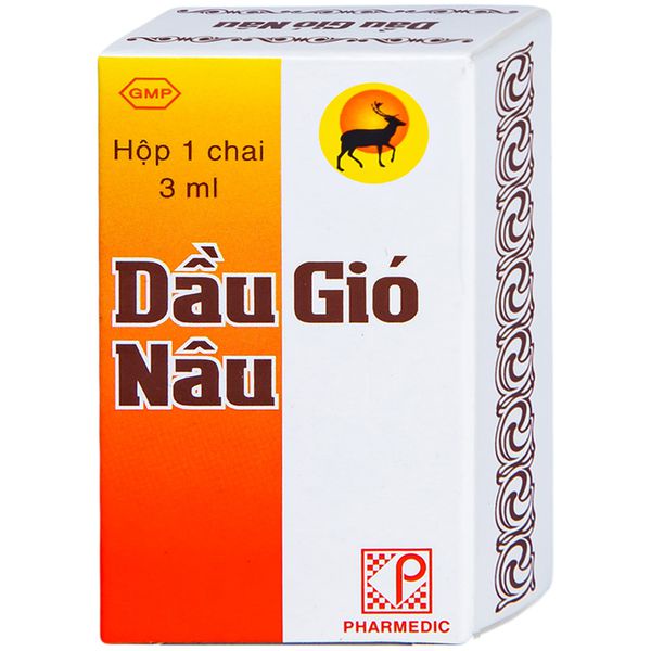 Dầu gió nâu Pharmedic 10ml và 3ml