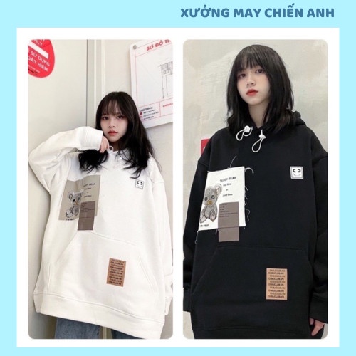 Áo hoodie CHILL CLUB gấu mũ chất nỉ ngoại [có ảnh thật]
