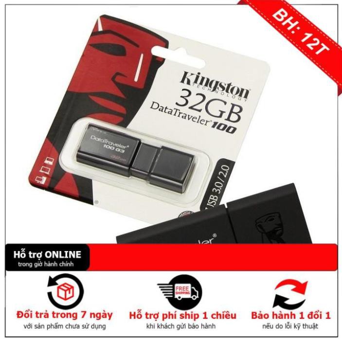 [BH12TH] [Mã ELFLASH3 hoàn 10K xu đơn 20K] USB 32G/64G Kingston 3.0 | BigBuy360 - bigbuy360.vn