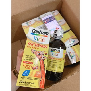 Siro Ăn Ngon Centrum kid 200ml Mẫu Mới [DATE 3.2022]
