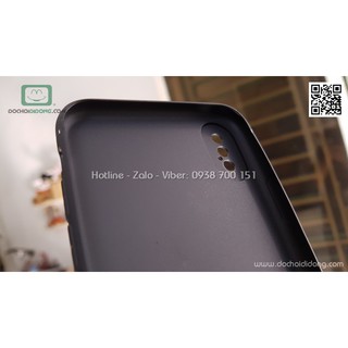 Ốp Lưng IPhone X Zacase Bảo Vệ Camera Dẻo Nhám Lưng Kín