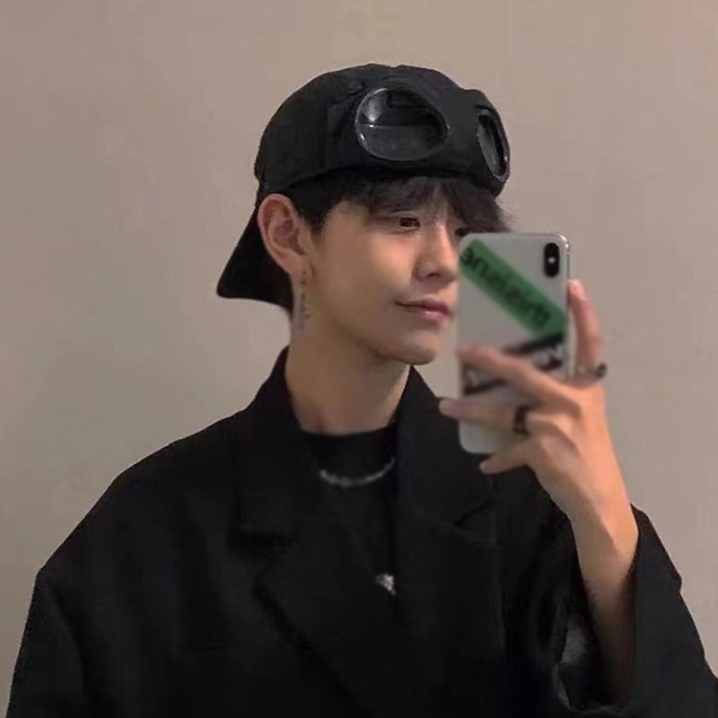 Mũ Lưỡi Trai Hai Mặt Thiết Kế Tai Mèo Thời Trang Hip Hop Hàn Quốc Cá Tính