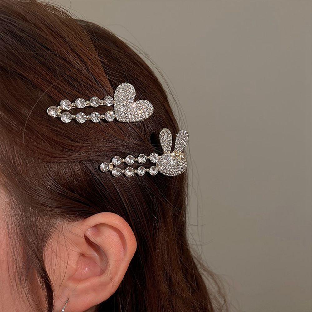 Vanes1 Kẹp Tóc Cô Gái Dễ Thương Trái Tim Trẻ Em Băng Đô|Kẹp Tóc Hình Thỏ Dễ Thương Cho Nữ