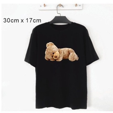 Áo Thun Nam Nữ In Hình Gấu Teddy Nằm Chất Liệu Cotton Thoáng Mát Co Dãn 4C - AC140