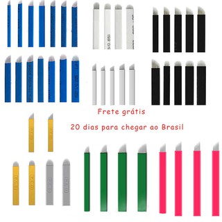 20cái Lưỡi dao khắc phun xăm-tròn&xéo