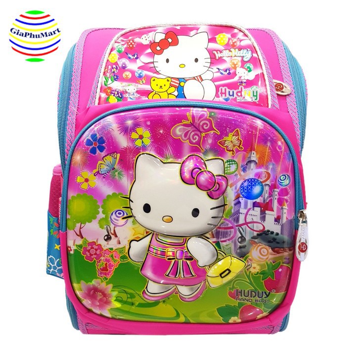 Balo Đi Học Cho Bé Gái Hello Kitty