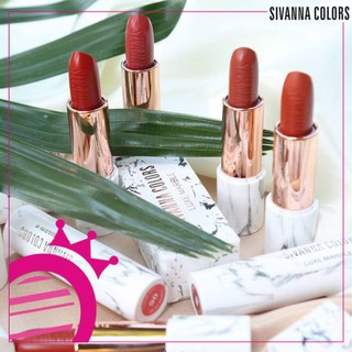 Son Thỏi Lì Sivanna Colors Luxe Marble HF394