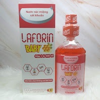 Nước súc miệng LAFORIN BABY chai 500ML Chính hãng