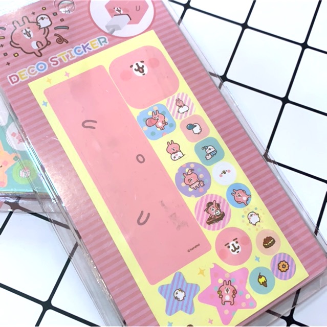 Deco Sticker - Dán ổ sạc Kanahei Usagi và Piske siêu xinh