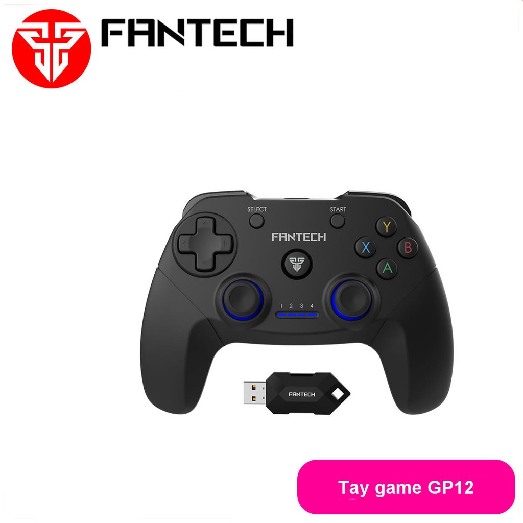 Tay Cầm Chơi Game Không Dây Fantech WGP12 REVOLVER Dùng Được Cho PC,Console, Smart TV... 4 Chế Độ Cho Từng Thể Loại Game