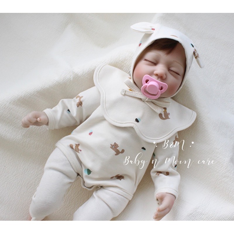 Mũ tai gấu cotton Vella Craft Hàn Quốc cho bé 0-24 tháng - Brand Bunnie Blossom