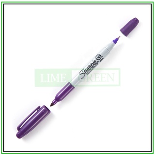Bút lông dầu 2 ngòi Sharpie Twin Tip - Purple (Màu tím)