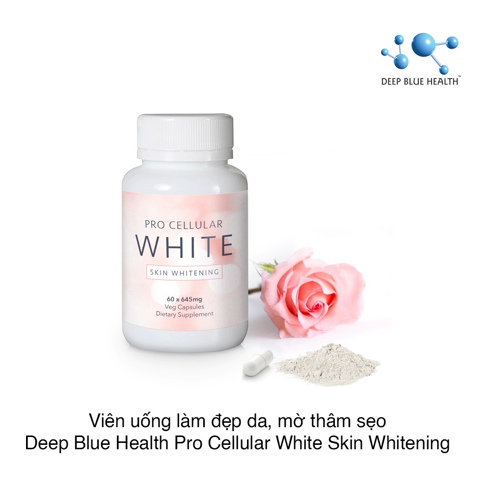 Viên Uống Trắng Sáng Da Deep Blue Health PRO CELLULAR WHITE 60 viên