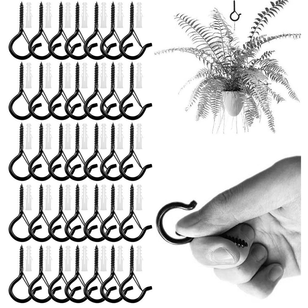 Móc Treo Chậu Cây Cảnh Hình Chữ Q Chống Rỉ Sét Tiện Dụng