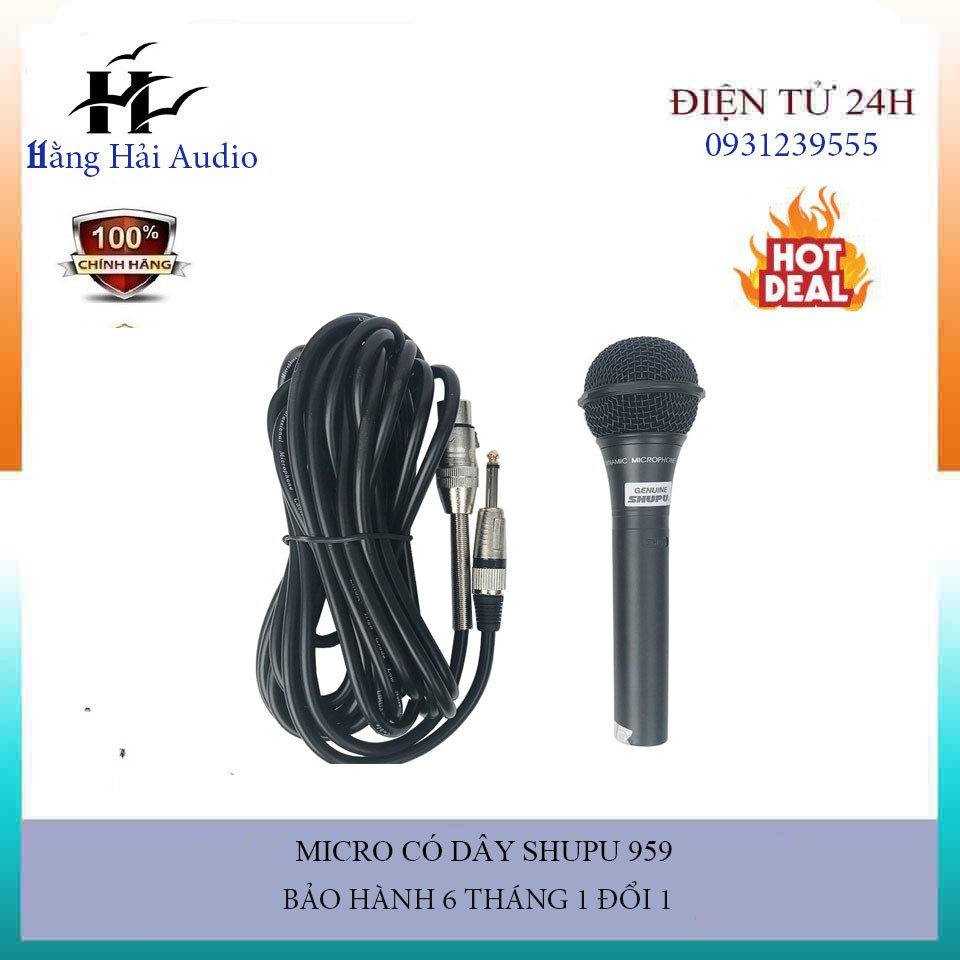 ⚡⚡⚡MICRO SHUPU 959 ( HÀNG LOẠI 1 THU ÂM TỐT )⚡⚡⚡