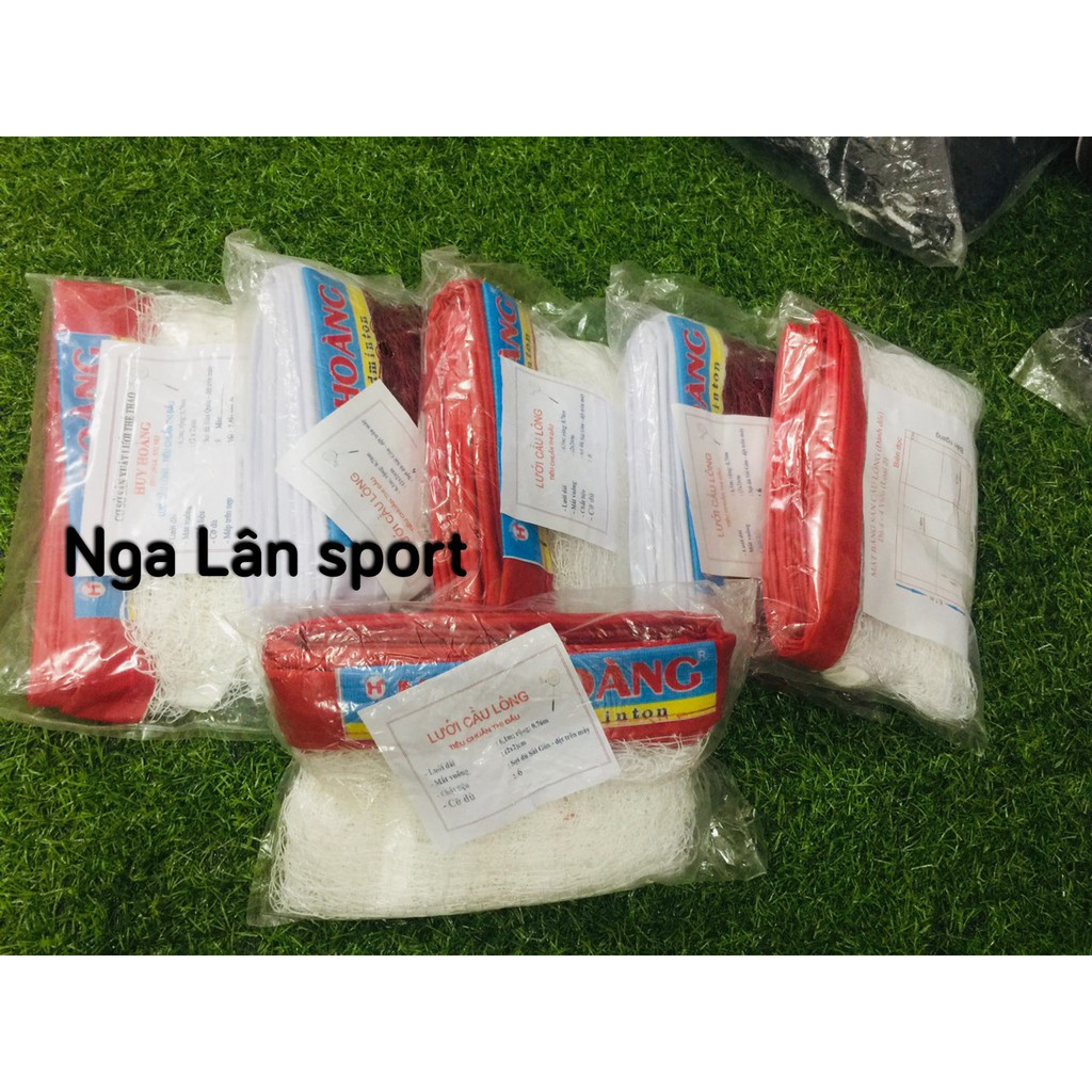 Lưới Cầu Lông giá rẻ 4 viền mỏng nhẹ tập luyện đánh cầu lông học sinh, trẻ em, đấu phong trào