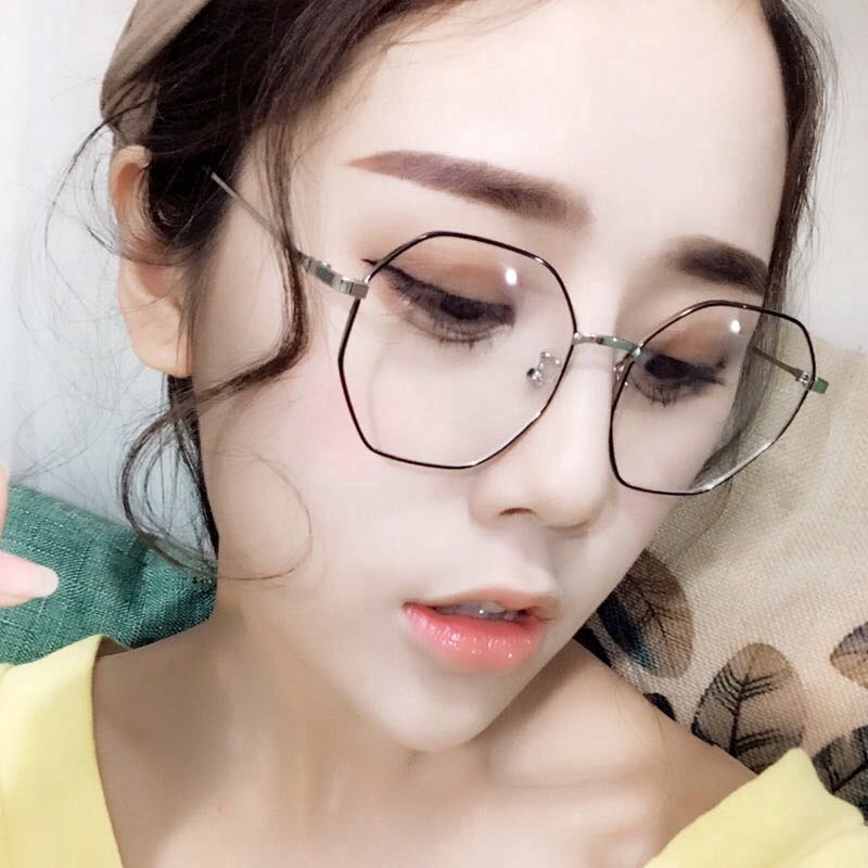 Gọng kính nam nữ VIENDO mắt kim loại chống ánh sáng xanh hàn quốc thời trang