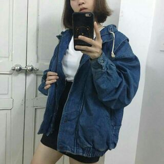 Khoác Bò oversized 2hand Nhật Hàn Nam Nữ