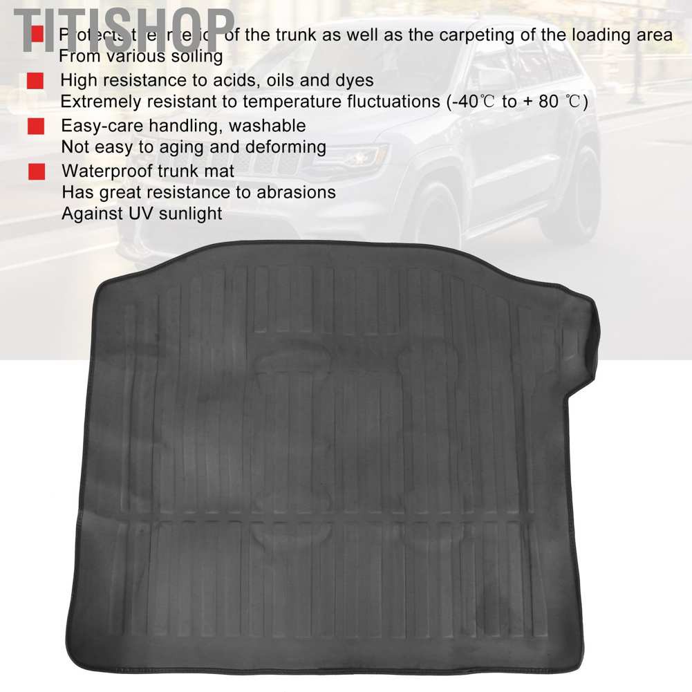 Titishop Car Trunk Mat Boot Liner Luggage Tray Protective Pad Fit For Grand Cherokee