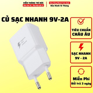 Bộ Sạc Nhanh 9V-2A Cáp Dài 1M Cổng Lightning / Micro / Type-C - Giá Siêu Rẻ -Tương thích mọi điện thoại và máy tính bảng